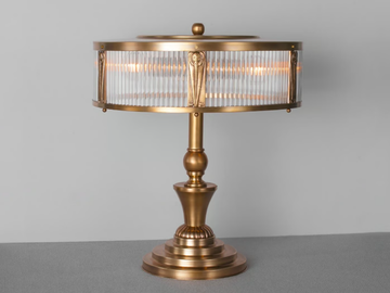 PETITOT IX - Handmade brass table lamp by Patinas Lighting - view 2